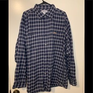 Vintage Carhartt Flannel Button Down Navy